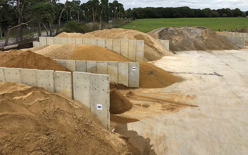 Cut and fill subbase placement operation