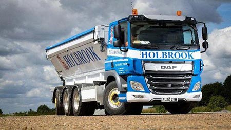Aggregate supplier RJH with new DAF FAWs