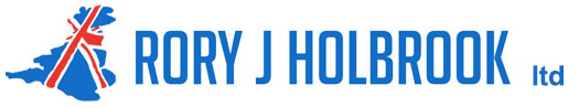 Rory J Holbrook logo with text spelling the business name