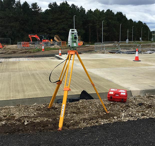 Large earthworks and infrastructure being undertaken using Leica capture technology