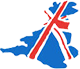 Union jack icon which represents the Rory J Holbrook logo